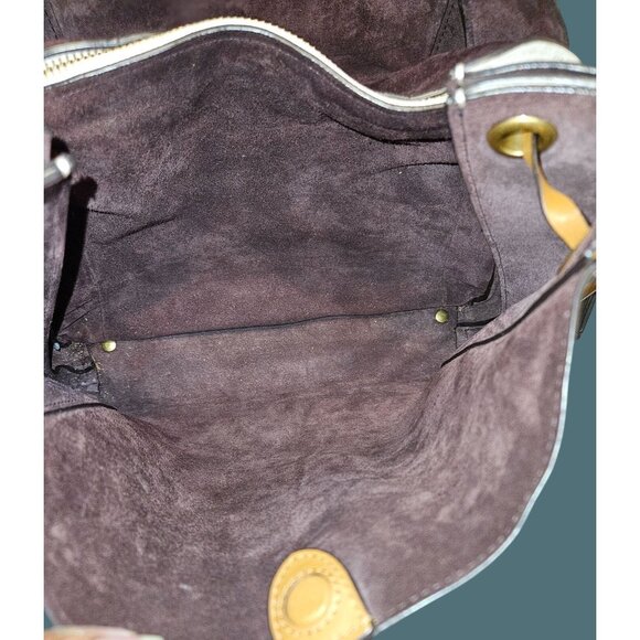 Coach Glovetanned & Pebble Leather Harmony Hobo Colorblock Shoulder Bag - Picture 15 of 16